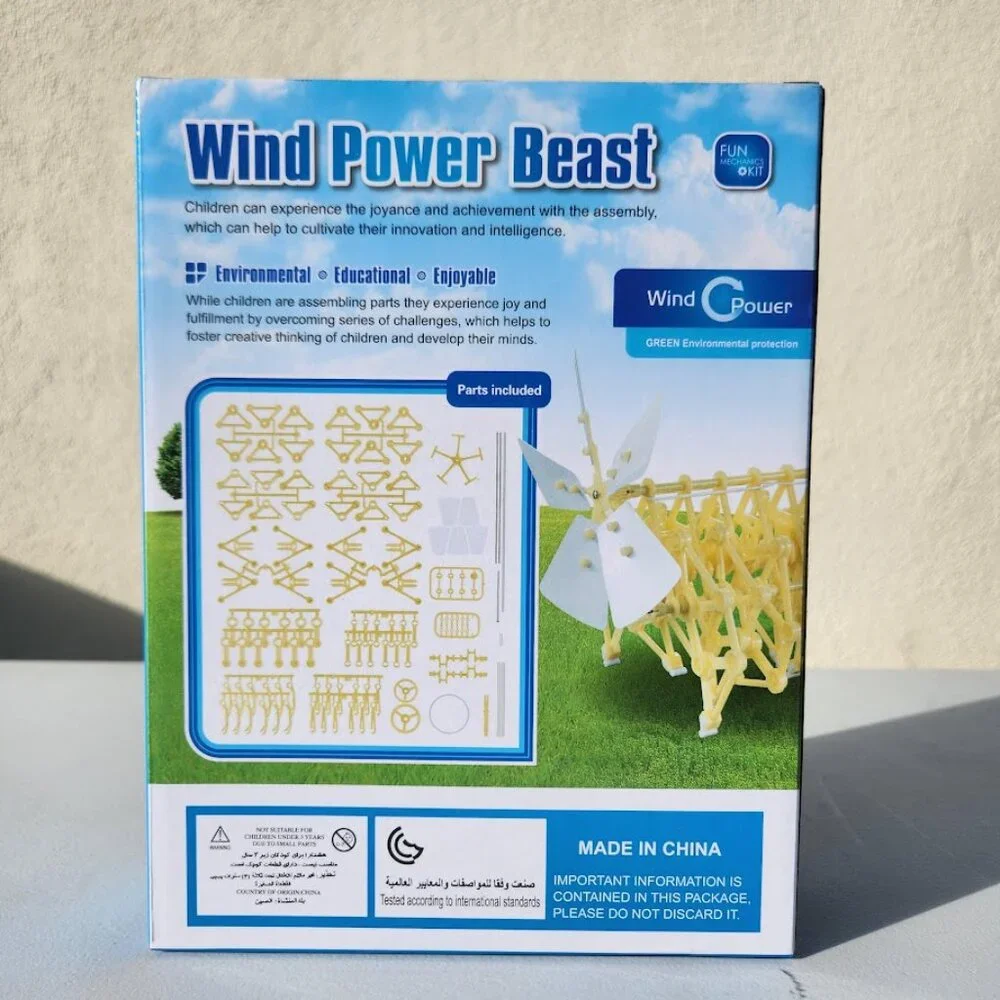 NEW STEM Wind Power Automaton Toy Science Energy Project Craft Kit  Brand new